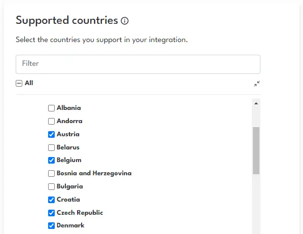 settings | Autoaddress