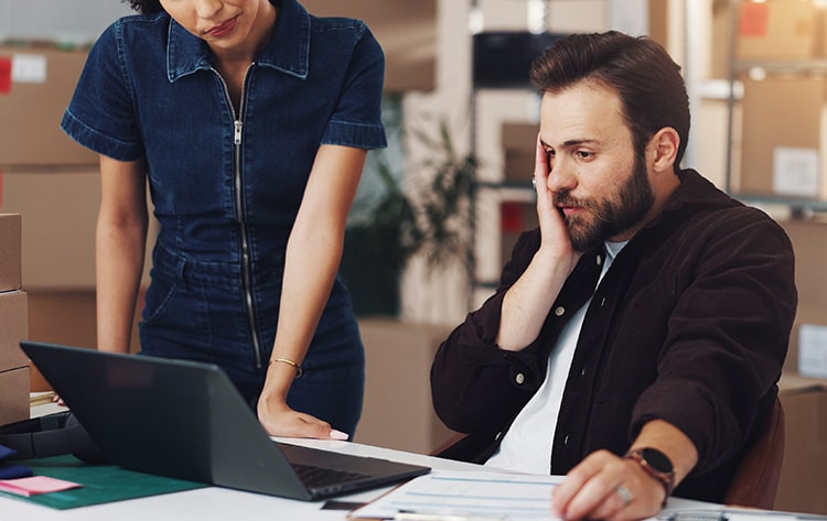 Operational problems bad address data