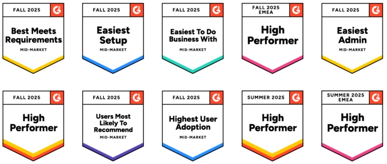 G2 badges 2025