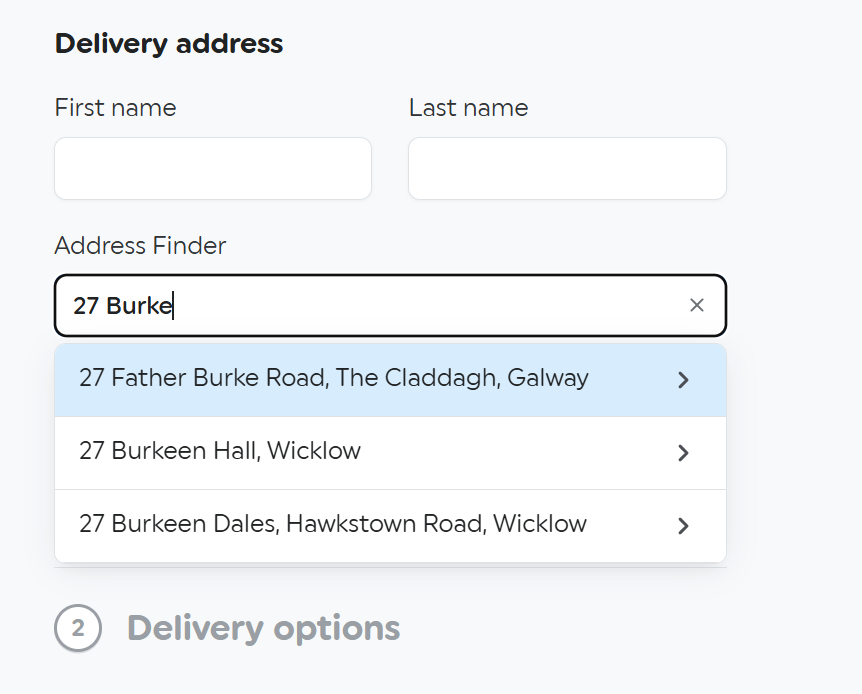 Autoaddress autocomplete example checkout