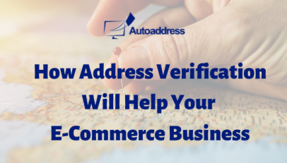Visual on how address verification using Autoaddress enhances the e-commerce business experience.