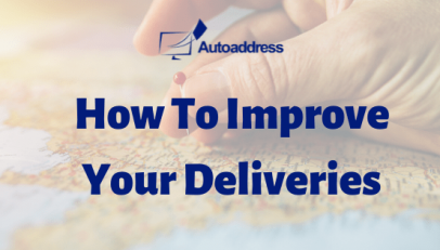 Illustration of optimized delivery process using Eircodes and Autoaddress for precise address capture and validation.