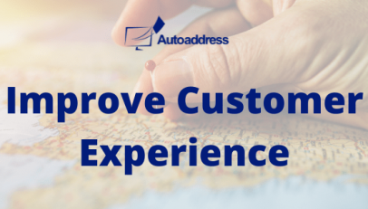 Visual representation of enhanced customer experience through effective address capture and verification.