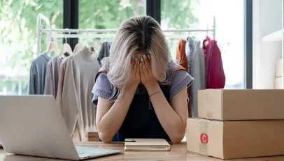 retailer stressed about address corrections and delivery problems